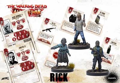 The Walking Dead Rick, Disfigured But Determined