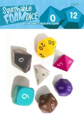 Squishy Dice Set Of 7 - Chocolate (2