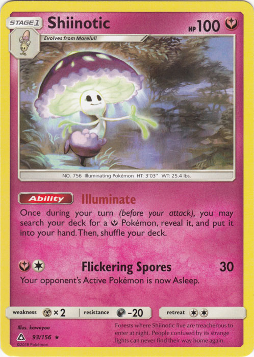 Shiinotic - 93/156 - Rare