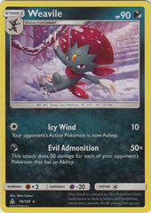 Weavile - 74/156 - Holo Rare