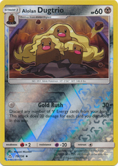 Alolan Dugtrio - 79/156 - Uncommon - Reverse Holo