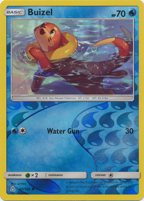 Buizel - 35/156 - Common - Reverse Holo