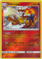 Infernape - 23/156 - Holo Rare - Reverse Holo