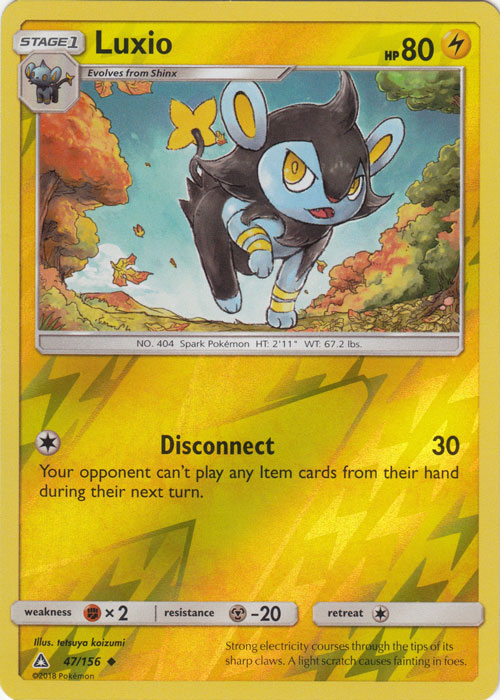 Luxio - 47/156 - Uncommon - Reverse Holo