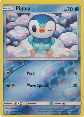 Piplup - 32/156 - Common - Reverse Holo