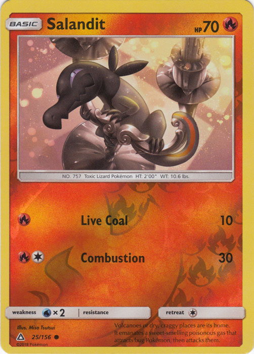 Salandit - 25/156 - Common - Reverse Holo