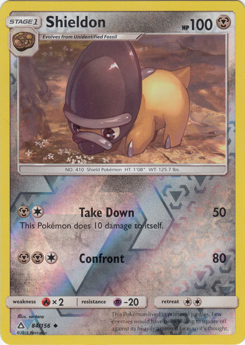 Shieldon - 84/156 - Uncommon - Reverse Holo