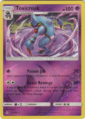 Toxicroak - 57/156 - Rare - Reverse Holo