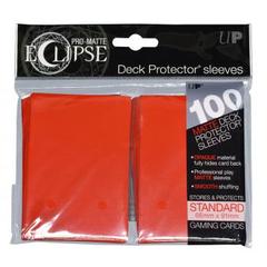 Ultra Pro - Pro Matte Eclipse: Deck Protector 100 Count Pack - Apple Red