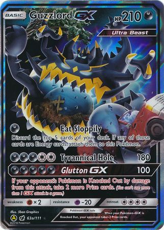 Guzzlord GX - 63a/111 - Alternate Art Promo