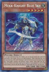 Mekk-Knight Blue Sky - EXFO-EN014 - Secret Rare - 1st Edition