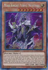 Mekk-Knight Purple Nightfall - EXFO-EN020 - Secret Rare - 1st Edition