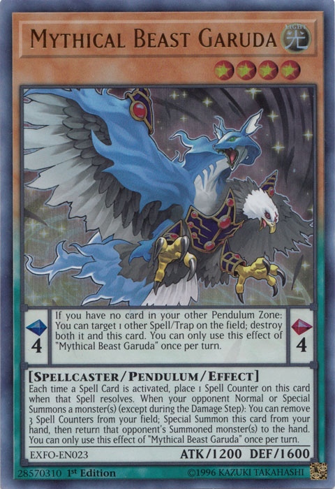Bete mythique Garuda - EXFO-EN023 - Ultra Rare - 1ere edition // Extreme Force - EXFO