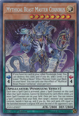 Mythical Beast Master Cerberus - EXFO-EN027 - Secret Rare - 1st Edition