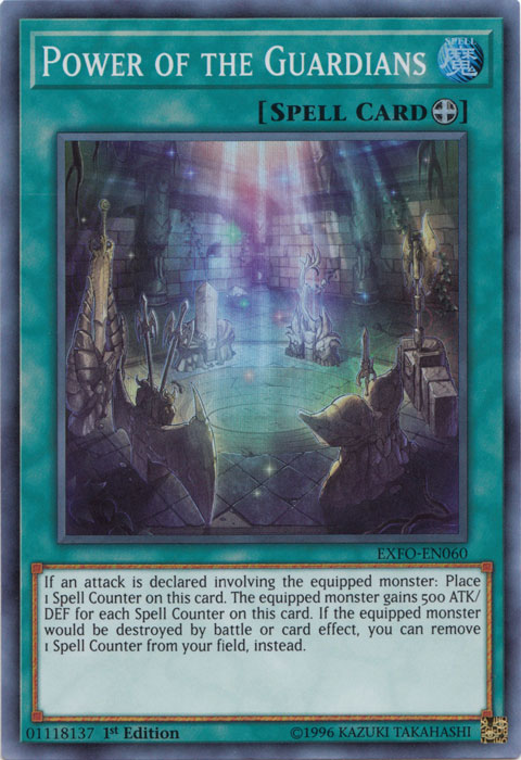 Power of the Guardians - EXFO-EN060 - Super Rare - 1st Edition