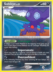 Sableye - 48/100 - Uncommon