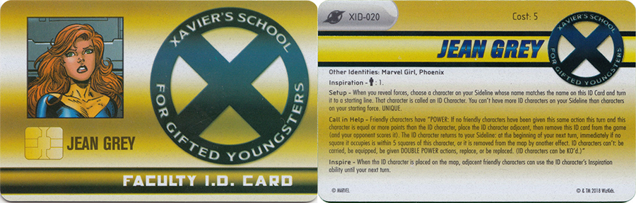Jean Grey - XID-020 - Rare