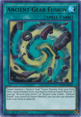 Ancient Gear Fusion - LED2-EN032 - Ultra Rare - 1st Edition