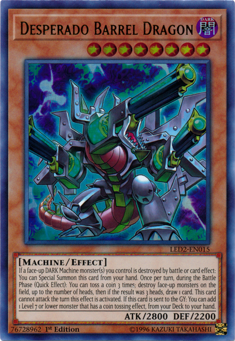 Desperado Barrel Dragon - LED2-EN015 - Ultra Rare - 1st Edition