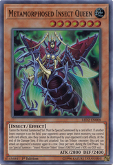 Metamorphosed Insect Queen - LED2-EN008 - Super Rare - 1st Edition