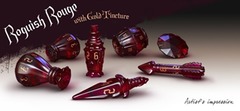 Polyhero Dice: Rogue Sets - Roguish Rouge