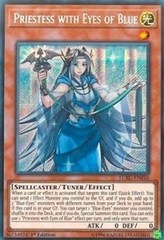 Priestess with Eyes of Blue - LCKC-EN016 - Secret Rare - 1st Edition