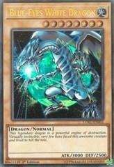 Blue-Eyes White Dragon (Version 3) - LCKC-EN001 - Ultra Rare - 1st Edition