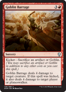 Goblin Barrage - Foil