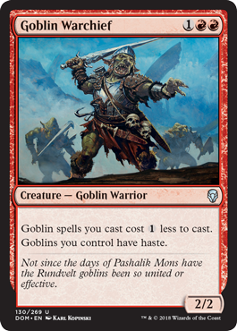 Goblin Warchief - Foil