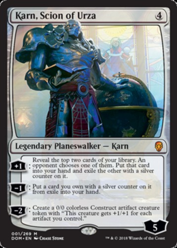 Light Play, English MTG Regular Karn, Scion of Urza Dominaria Magic the Gatherin - Picture 1 of 1