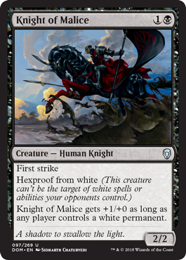 Knight of Malice - Foil