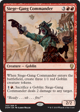 Siege-Gang Commander - Foil