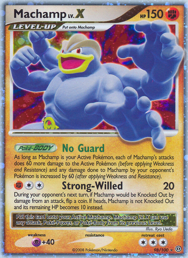 Machamp LV.X - 98/100 - Rare Holo