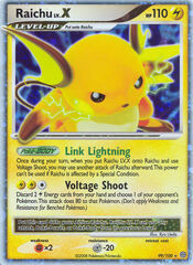 Raichu LV.X - 99/100 - Rare Holo