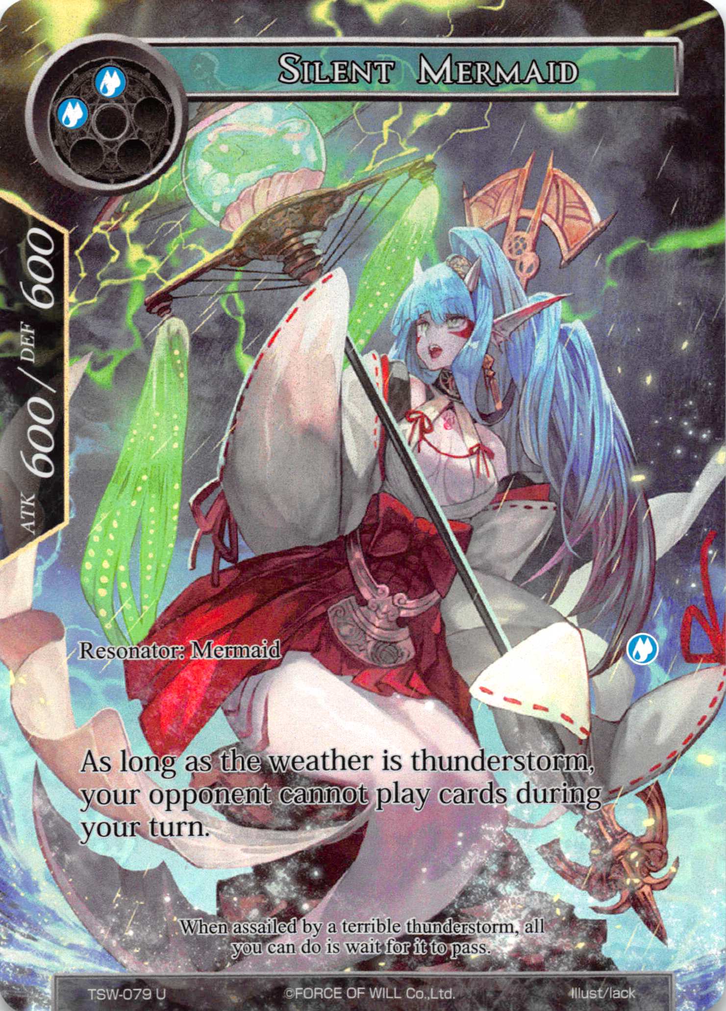 Silent Mermaid (Full Art) - TSW-079 - U