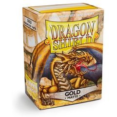 Dragon Shield - Gold - Matte Sleeves - Standard Size