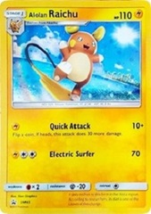 Alolan Raichu - SM65 - SM Black Star Promo