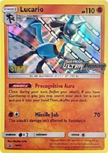Lucario - SM95 - STAFF Prerelease Promo