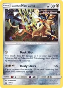 Dusk Mane Necrozma - SM107 - SM Black Star Promo