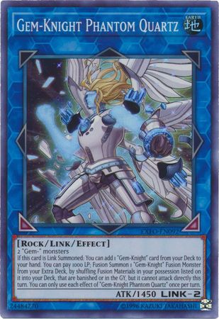 Gem-Knight Phantom Quartz - EXFO-EN092 - Super Rare - Unlimited Edition Gem-Knight Phantom Quartz - EXFO-EN092 - Super Rare - Unlimited Edition
