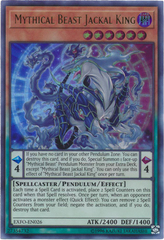 Mythical Beast Jackal King - EXFO-EN026 - Ultra Rare - Unlimited Edition