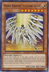 Mekk-Knight Yellow Star - EXFO-EN017 - Rare - Unlimited Edition