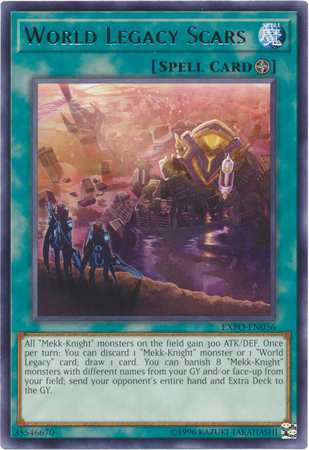 World Legacy Scars - EXFO-EN056 - Rare - Unlimited Edition