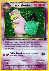 Dark Slowbro - 12/82 - Holo Rare - 1st Edition