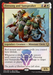 Firesong and Sunspeaker - Foil - Buy-A-Box Promo