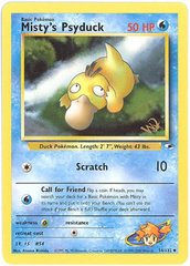 Misty's Psyduck - 54/132 - W Stamped Promo