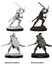 Pathfinder Battles Unpainted Minis - Female Elf Fighter