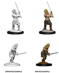 Pathfinder Battles Unpainted Minis - Male Human Barbarian