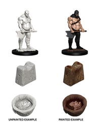 Wizkids Unpainted Minis Executioner & Chop Block