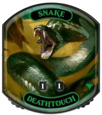 Ultra Pro - Relic Tokens: Eternal Collection - Snake (Deathtouch)